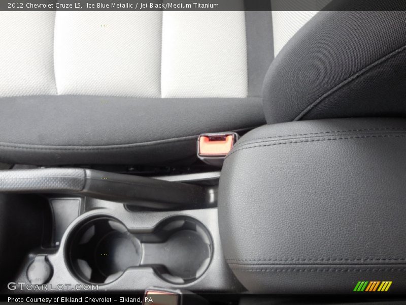 Ice Blue Metallic / Jet Black/Medium Titanium 2012 Chevrolet Cruze LS
