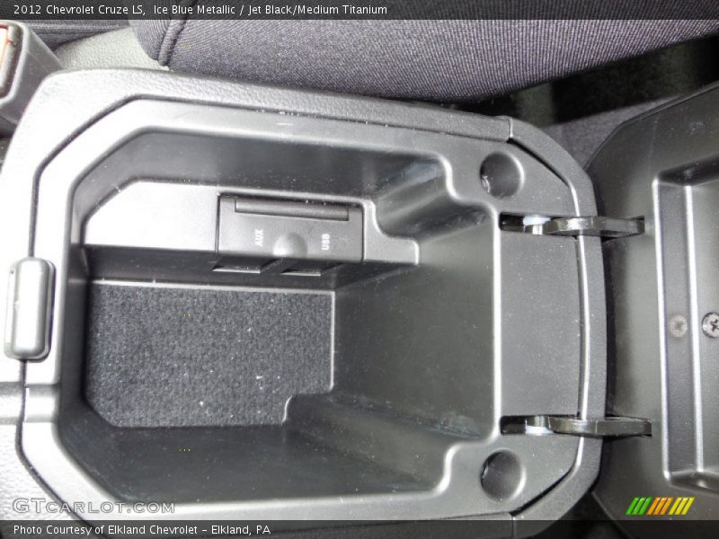 Ice Blue Metallic / Jet Black/Medium Titanium 2012 Chevrolet Cruze LS