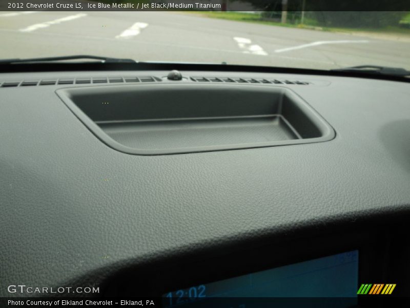 Ice Blue Metallic / Jet Black/Medium Titanium 2012 Chevrolet Cruze LS