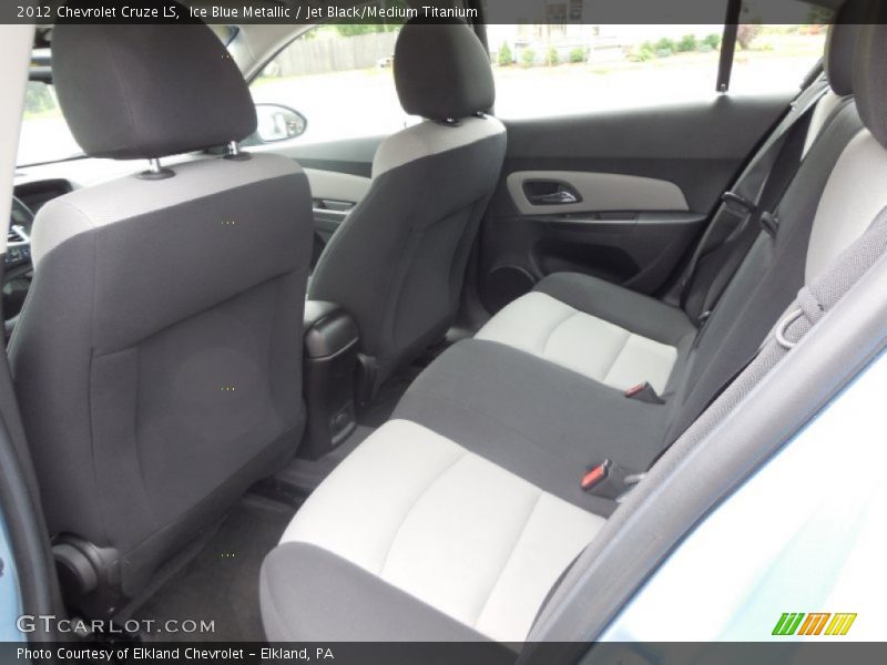 Ice Blue Metallic / Jet Black/Medium Titanium 2012 Chevrolet Cruze LS