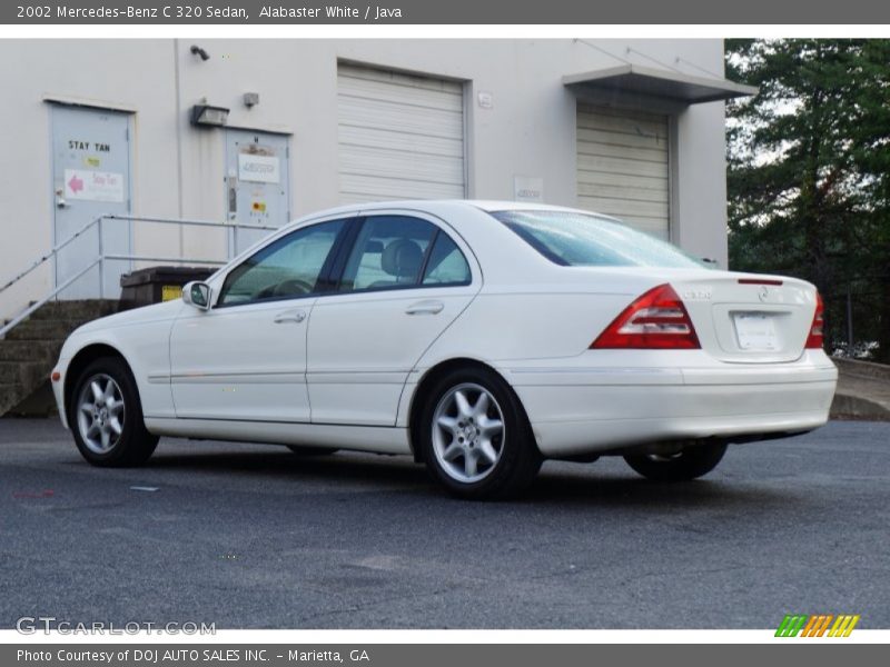 Alabaster White / Java 2002 Mercedes-Benz C 320 Sedan