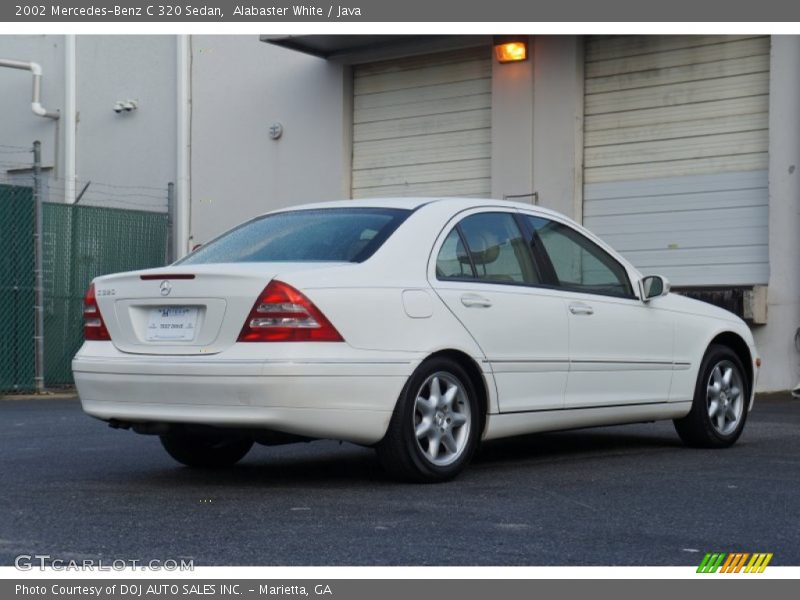 Alabaster White / Java 2002 Mercedes-Benz C 320 Sedan