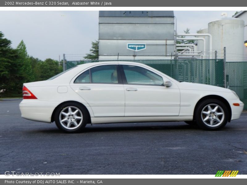 Alabaster White / Java 2002 Mercedes-Benz C 320 Sedan