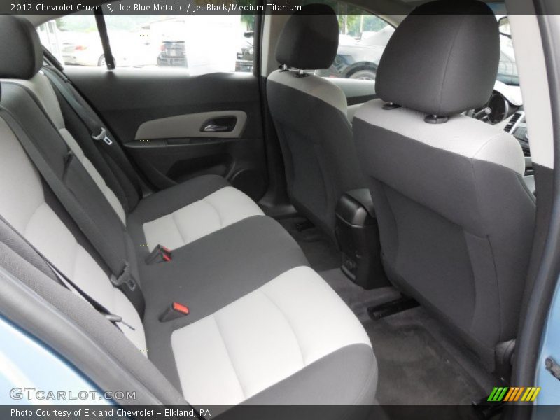 Ice Blue Metallic / Jet Black/Medium Titanium 2012 Chevrolet Cruze LS