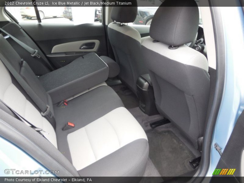 Ice Blue Metallic / Jet Black/Medium Titanium 2012 Chevrolet Cruze LS