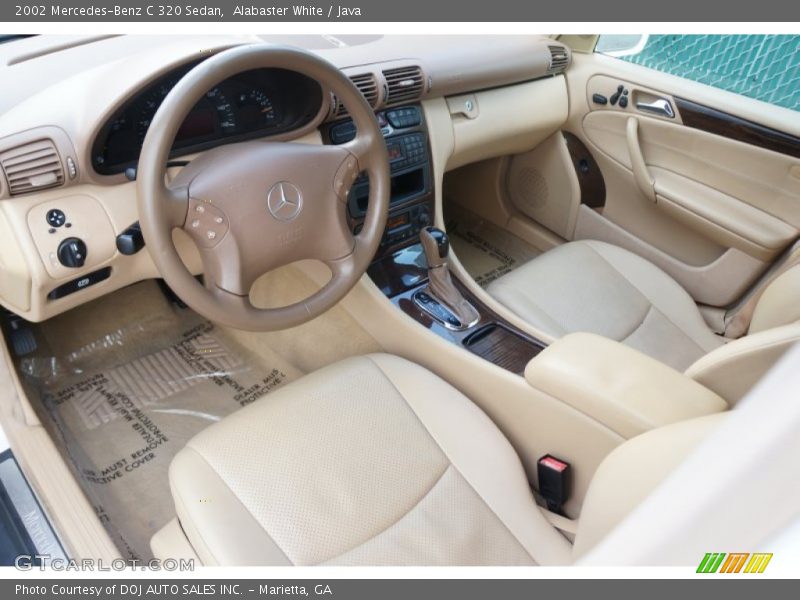  2002 C 320 Sedan Java Interior