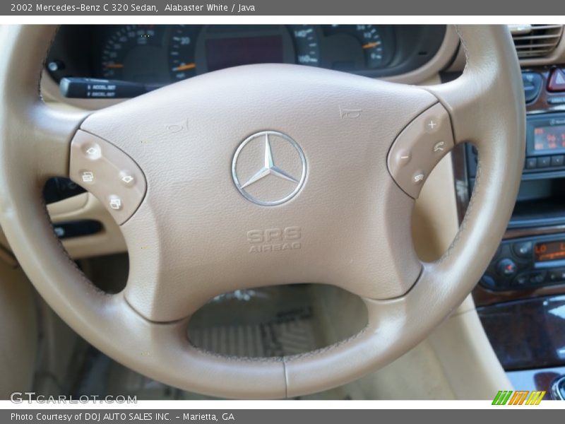 Alabaster White / Java 2002 Mercedes-Benz C 320 Sedan