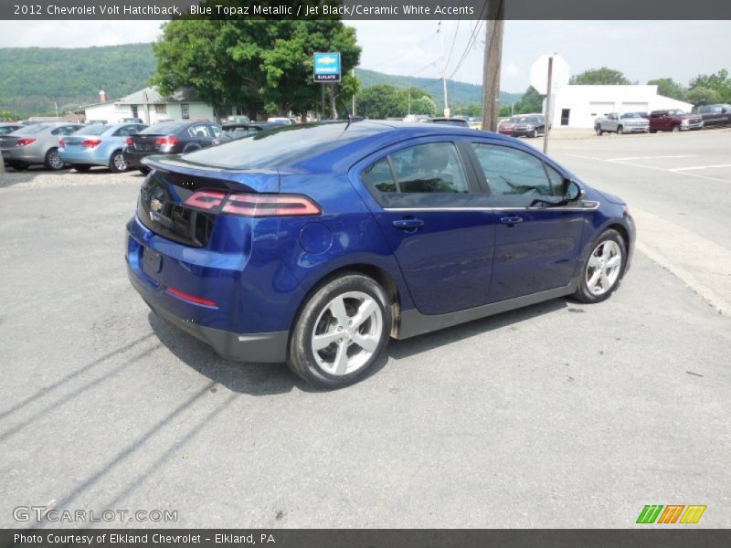 Blue Topaz Metallic / Jet Black/Ceramic White Accents 2012 Chevrolet Volt Hatchback
