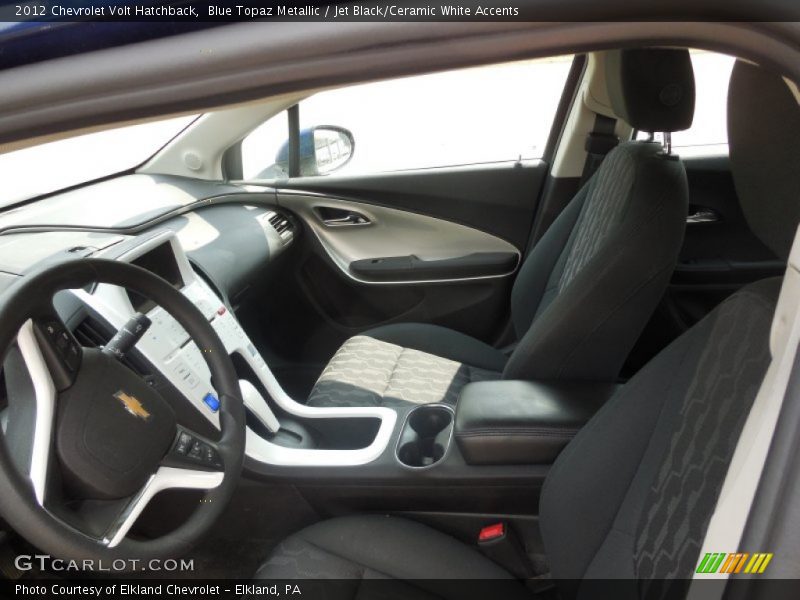 Blue Topaz Metallic / Jet Black/Ceramic White Accents 2012 Chevrolet Volt Hatchback