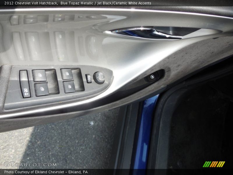 Blue Topaz Metallic / Jet Black/Ceramic White Accents 2012 Chevrolet Volt Hatchback