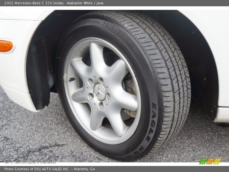 Alabaster White / Java 2002 Mercedes-Benz C 320 Sedan