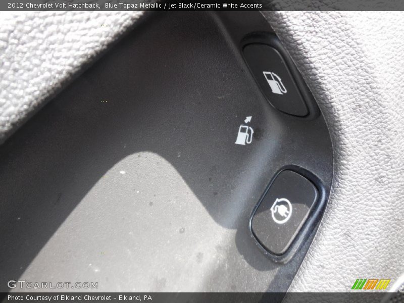 Blue Topaz Metallic / Jet Black/Ceramic White Accents 2012 Chevrolet Volt Hatchback
