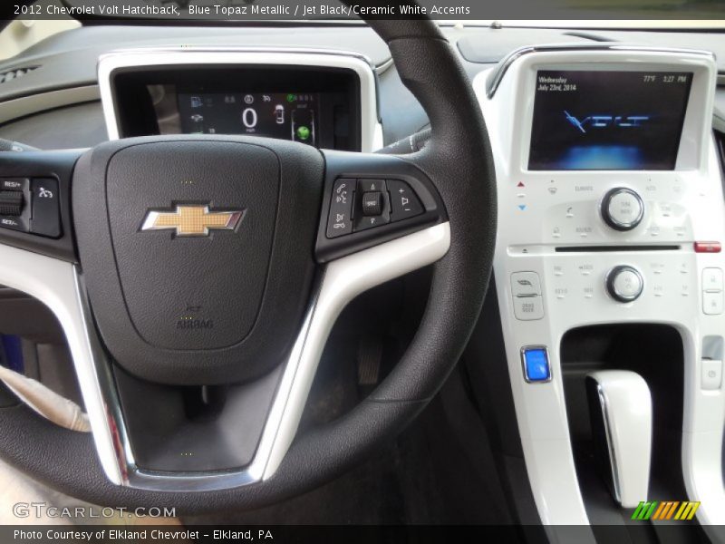Blue Topaz Metallic / Jet Black/Ceramic White Accents 2012 Chevrolet Volt Hatchback