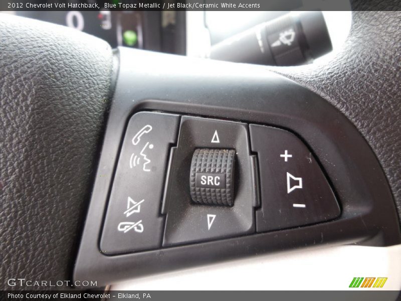 Blue Topaz Metallic / Jet Black/Ceramic White Accents 2012 Chevrolet Volt Hatchback