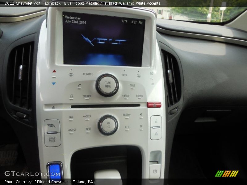 Blue Topaz Metallic / Jet Black/Ceramic White Accents 2012 Chevrolet Volt Hatchback