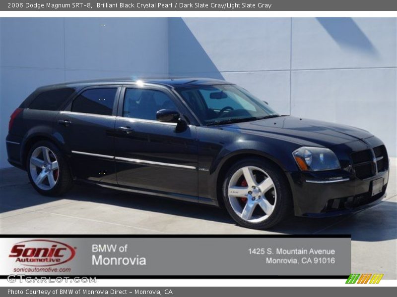 Brilliant Black Crystal Pearl / Dark Slate Gray/Light Slate Gray 2006 Dodge Magnum SRT-8