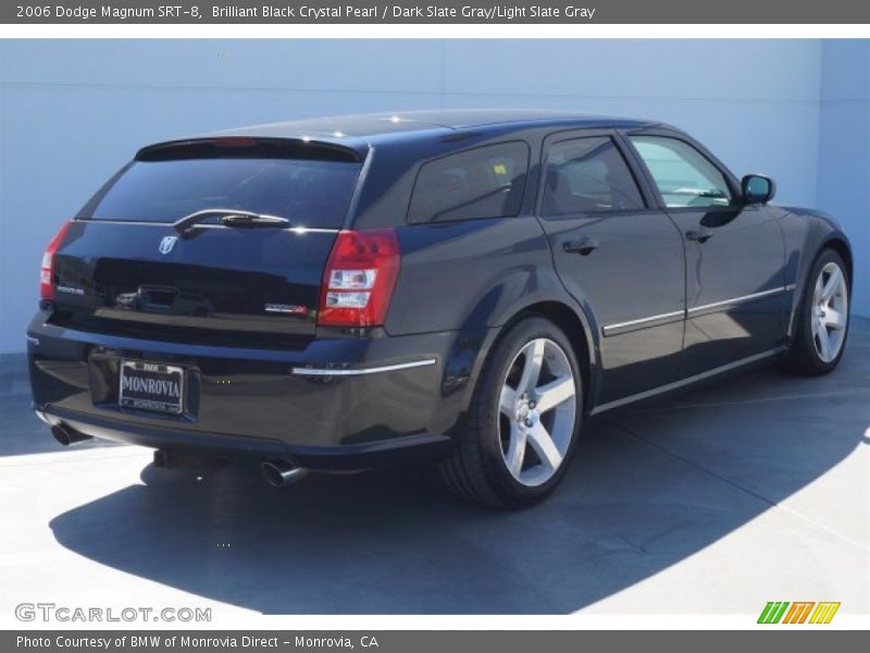 Brilliant Black Crystal Pearl / Dark Slate Gray/Light Slate Gray 2006 Dodge Magnum SRT-8