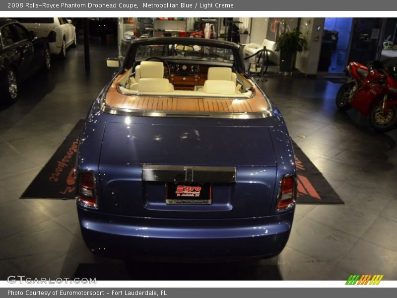 Metropolitan Blue / Light Creme 2008 Rolls-Royce Phantom Drophead Coupe
