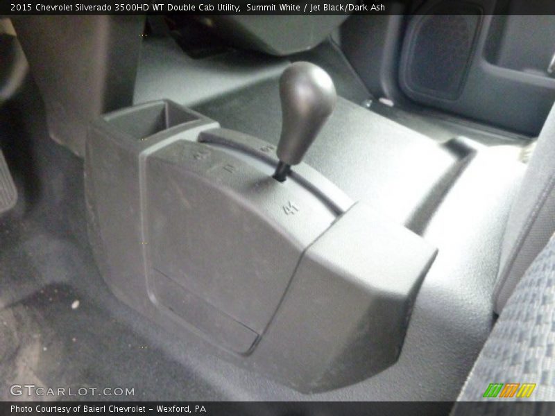 Summit White / Jet Black/Dark Ash 2015 Chevrolet Silverado 3500HD WT Double Cab Utility