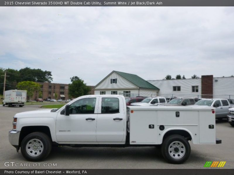  2015 Silverado 3500HD WT Double Cab Utility Summit White