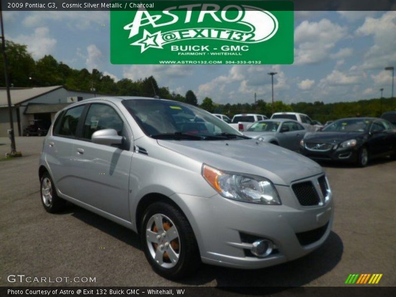 Cosmic Silver Metallic / Charcoal 2009 Pontiac G3