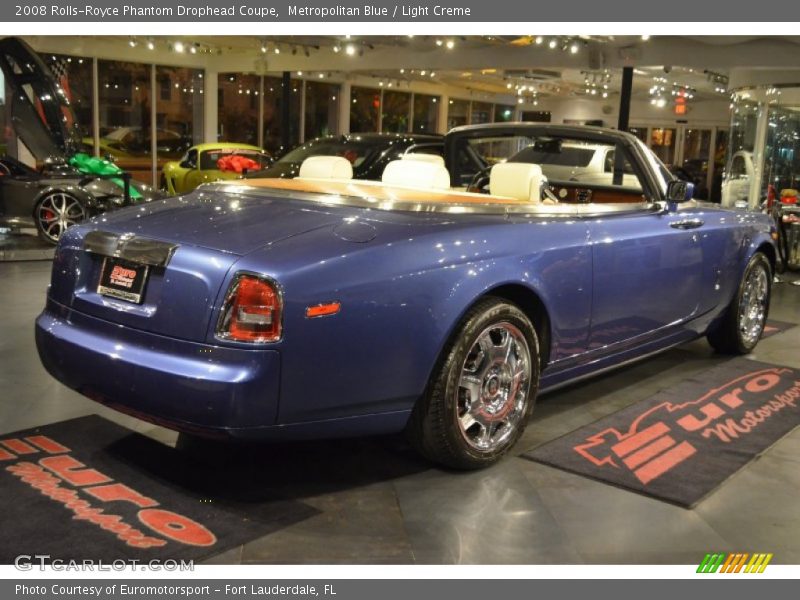 Metropolitan Blue / Light Creme 2008 Rolls-Royce Phantom Drophead Coupe