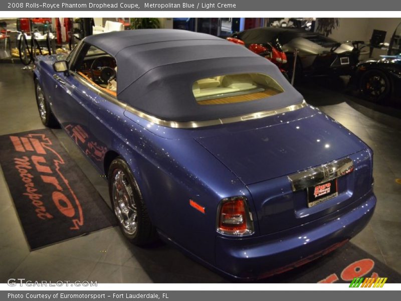 Metropolitan Blue / Light Creme 2008 Rolls-Royce Phantom Drophead Coupe