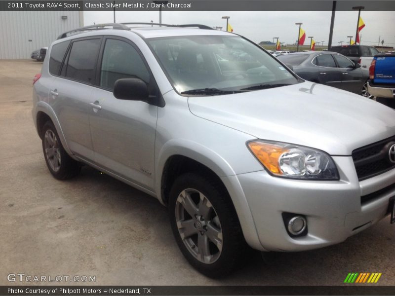 Classic Silver Metallic / Dark Charcoal 2011 Toyota RAV4 Sport