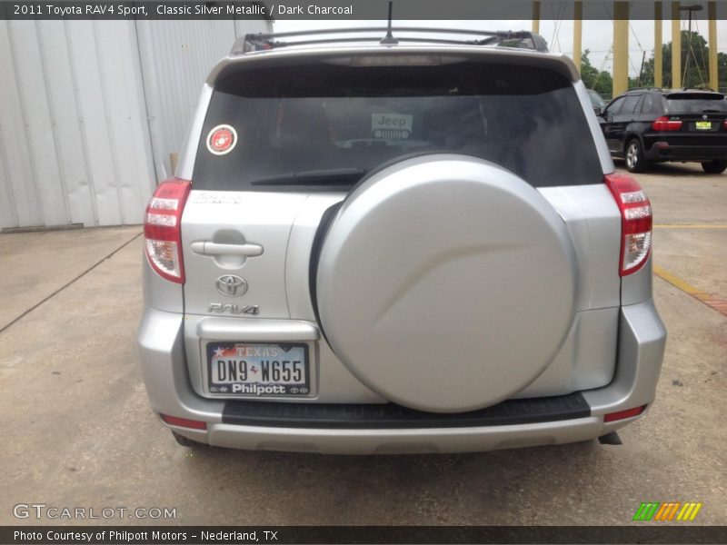 Classic Silver Metallic / Dark Charcoal 2011 Toyota RAV4 Sport