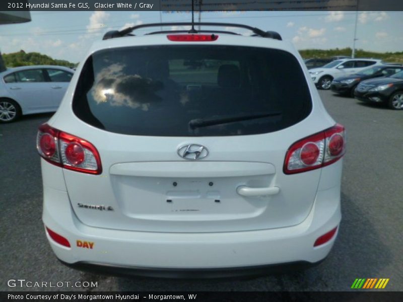 Glacier White / Gray 2012 Hyundai Santa Fe GLS