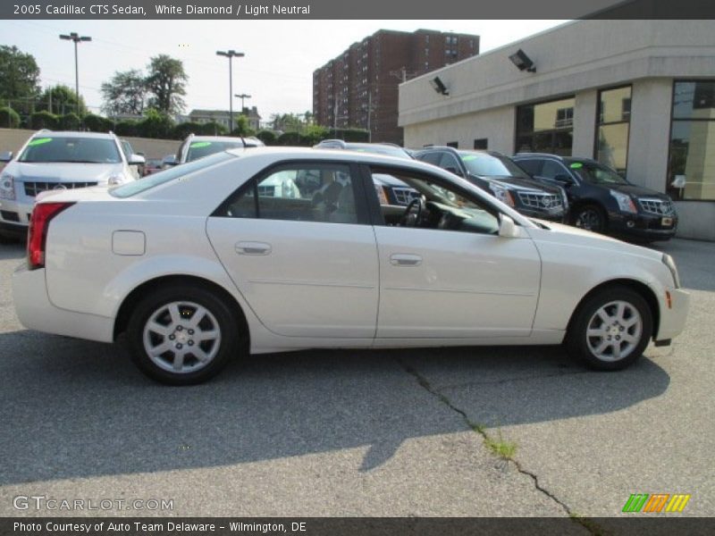 White Diamond / Light Neutral 2005 Cadillac CTS Sedan