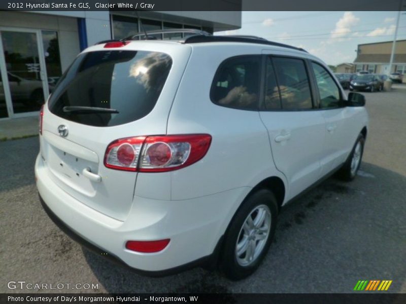 Glacier White / Gray 2012 Hyundai Santa Fe GLS