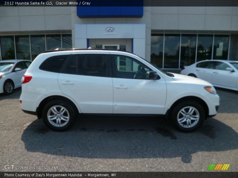 Glacier White / Gray 2012 Hyundai Santa Fe GLS