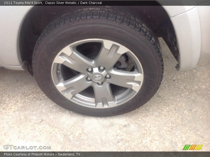 Classic Silver Metallic / Dark Charcoal 2011 Toyota RAV4 Sport