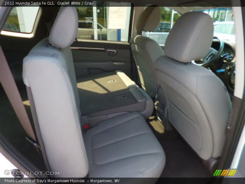 Glacier White / Gray 2012 Hyundai Santa Fe GLS