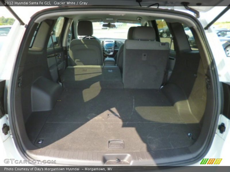 Glacier White / Gray 2012 Hyundai Santa Fe GLS