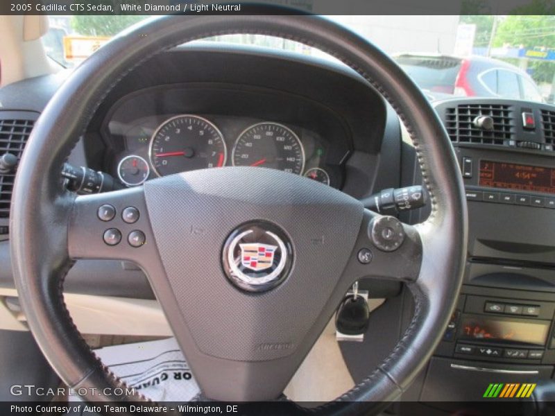 White Diamond / Light Neutral 2005 Cadillac CTS Sedan