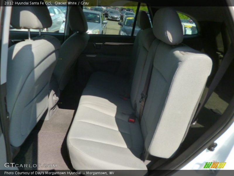 Glacier White / Gray 2012 Hyundai Santa Fe GLS