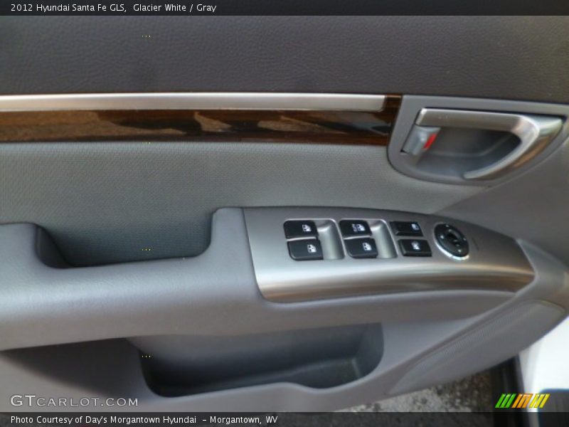 Glacier White / Gray 2012 Hyundai Santa Fe GLS