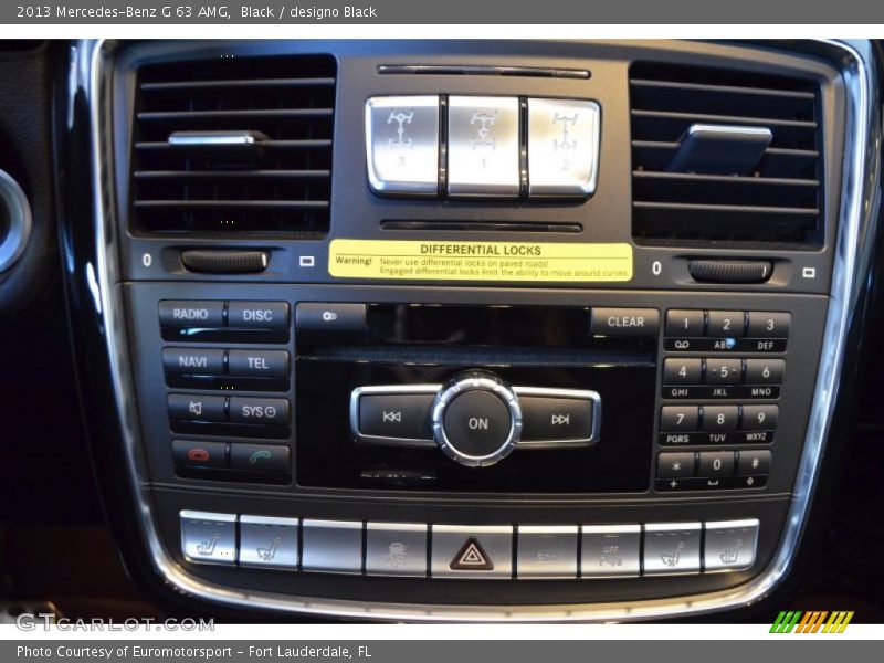 Controls of 2013 G 63 AMG