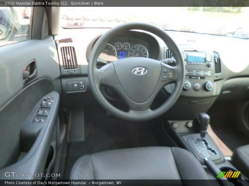 Quicksilver / Black 2010 Hyundai Elantra Touring GLS