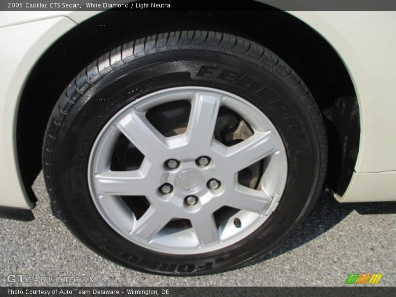 White Diamond / Light Neutral 2005 Cadillac CTS Sedan