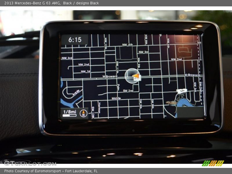 Navigation of 2013 G 63 AMG