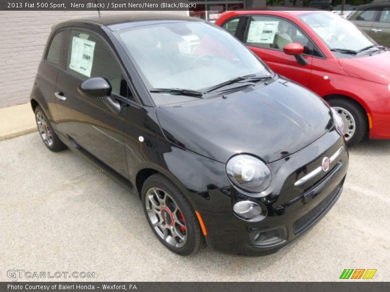 Nero (Black) / Sport Nero/Nero (Black/Black) 2013 Fiat 500 Sport
