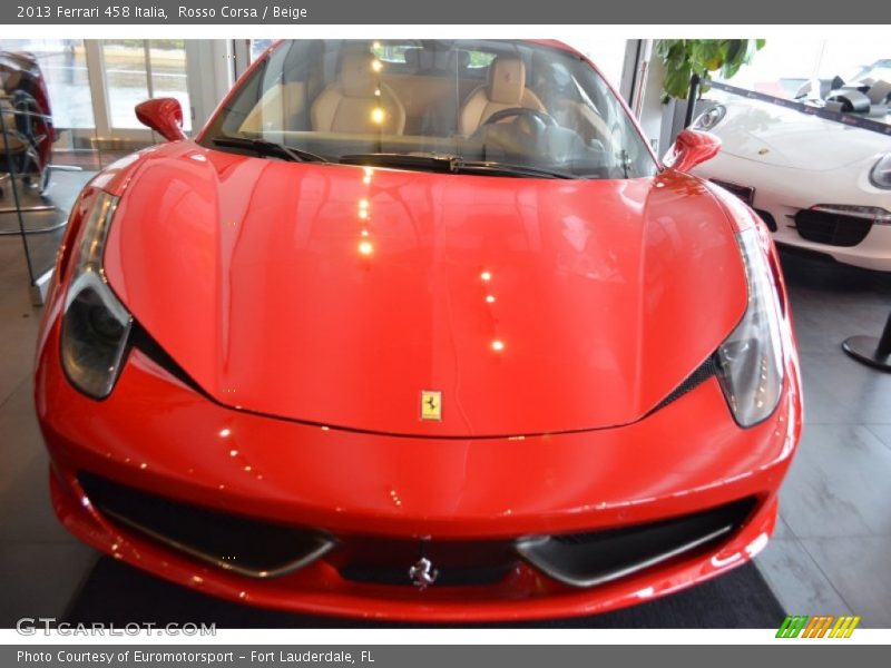 Rosso Corsa / Beige 2013 Ferrari 458 Italia