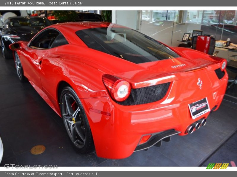 Rosso Corsa / Beige 2013 Ferrari 458 Italia