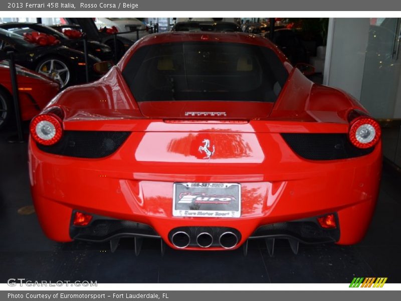 Rosso Corsa / Beige 2013 Ferrari 458 Italia