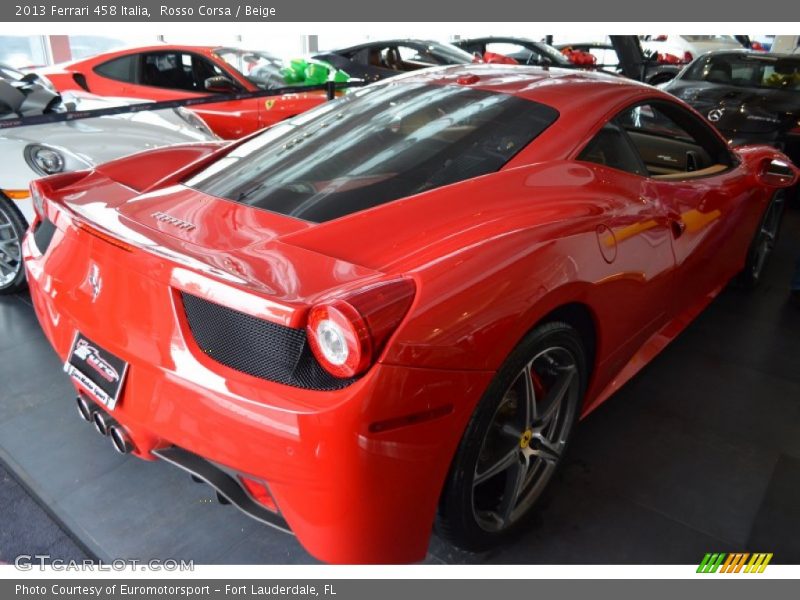 Rosso Corsa / Beige 2013 Ferrari 458 Italia