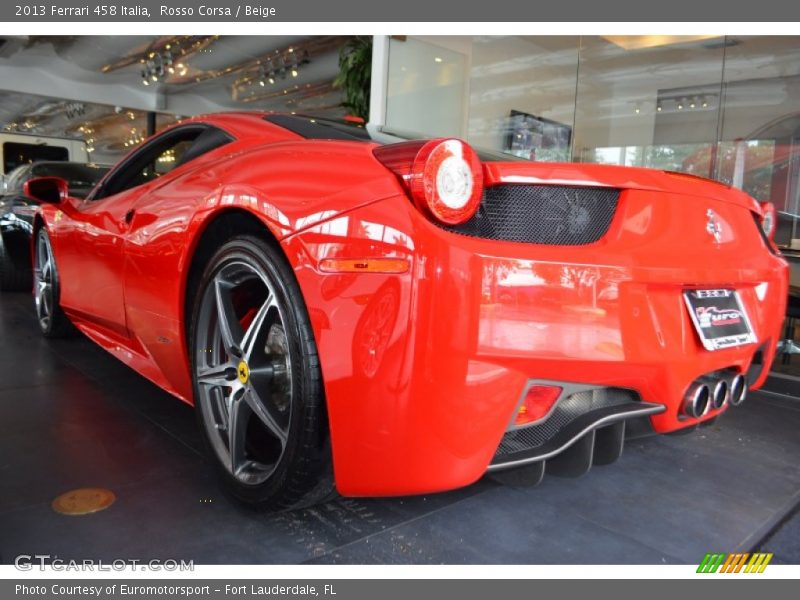Rosso Corsa / Beige 2013 Ferrari 458 Italia