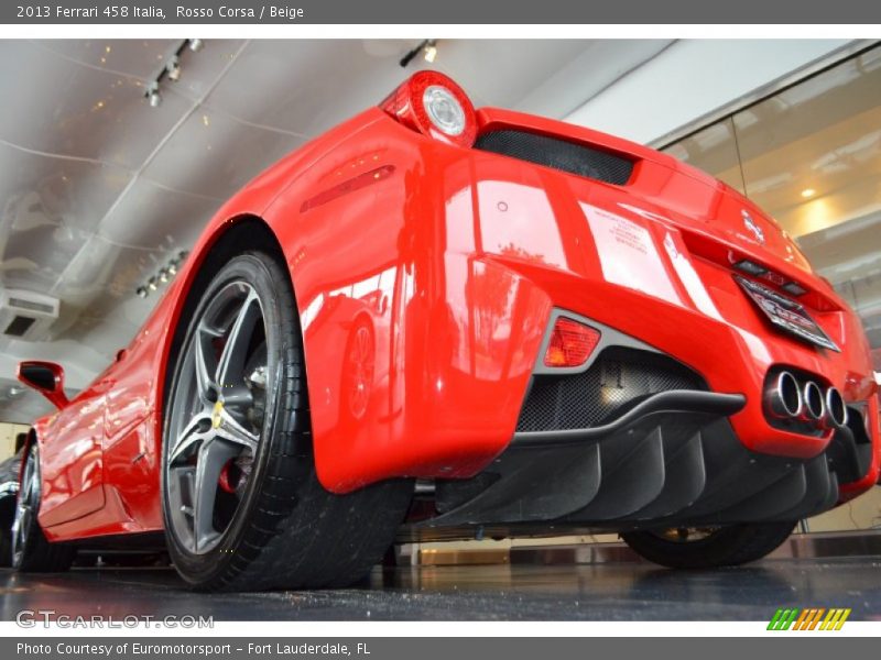 Rosso Corsa / Beige 2013 Ferrari 458 Italia